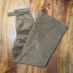 Vintage  70s Handmade Wide Leg Pants Juniors Velvet Zip Retro Hippie Hippy M3-15
